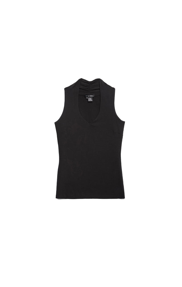 Zoom Black - Creped Knit Top - Product Image