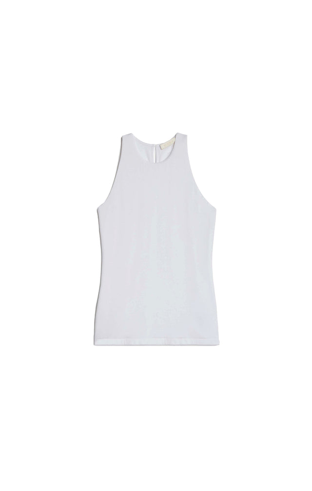 Caspian - White - Jersey Tank Top - Product Image