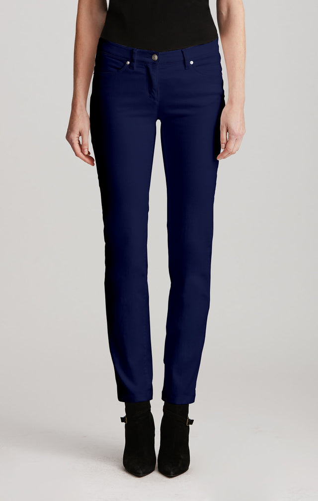 Wanderlust Navy - Peached Cotton Jeans - On Model
