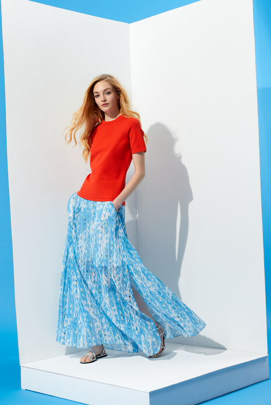 Sunkissed - Persimmon Orange Pullover - On Model