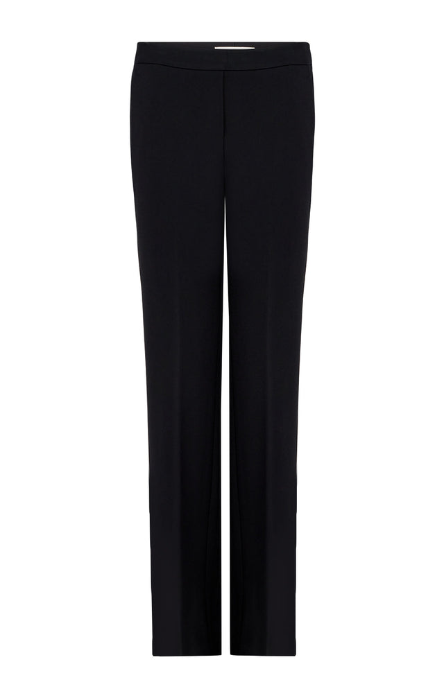 Persuasive - Silky Black Ponte Pants - Product Image