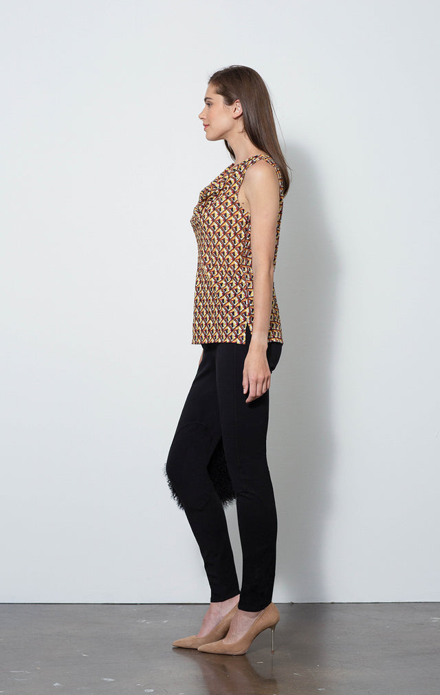 Dressage Black - Ponte Riding Leggings - On Model - With Tibet Black Bag & Prism Blouse