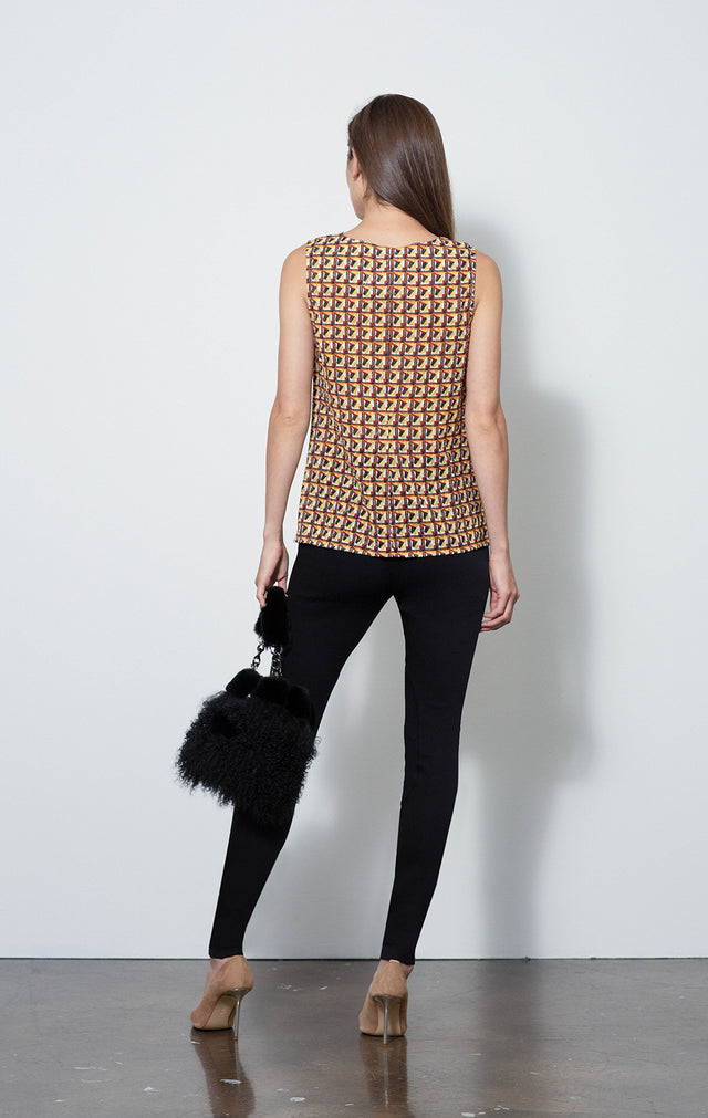 Dressage Black - Ponte Riding Leggings - On Model - With Tibet Black Bag & Prism Blouse