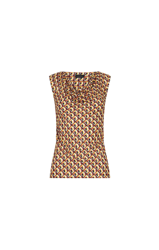 Prism - Draped Silk Tank - Product Image