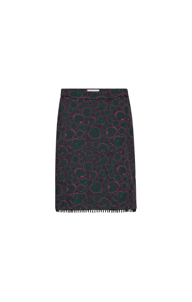Lily - Beaded Jacquard Skirt - Product Image