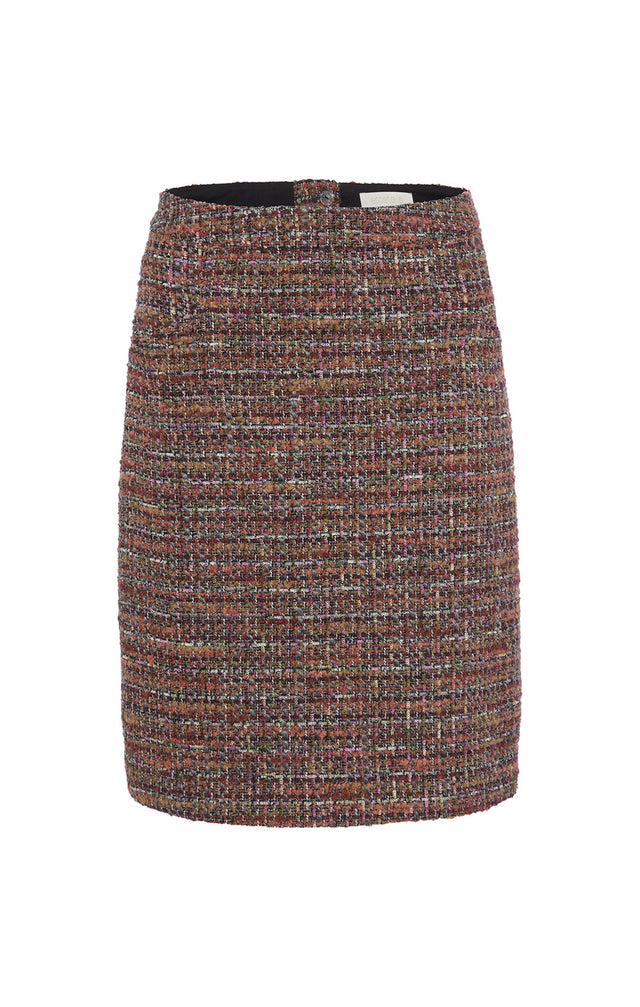 Coterie - Bouclé Tweed Skirt