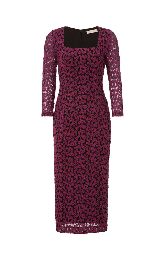 Phlox - Flower-Embroidered Gown