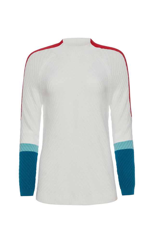 Snowboard - Colorblock Pullover Sweater