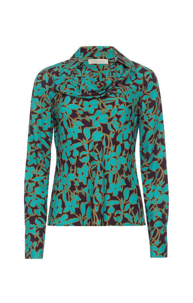 Warhol - Floral Jacquard Blouse