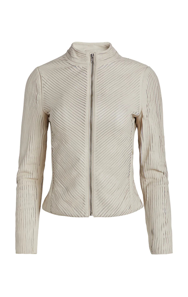 Superstar - Ribbed Leather Jacket