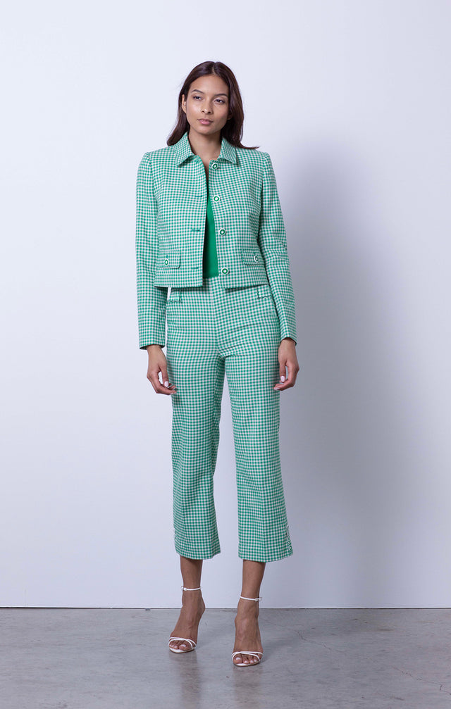 Sherwood - Short Check Jacket - On Model