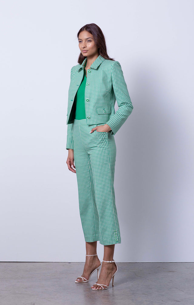 Sherwood - Short Check Jacket - On Model