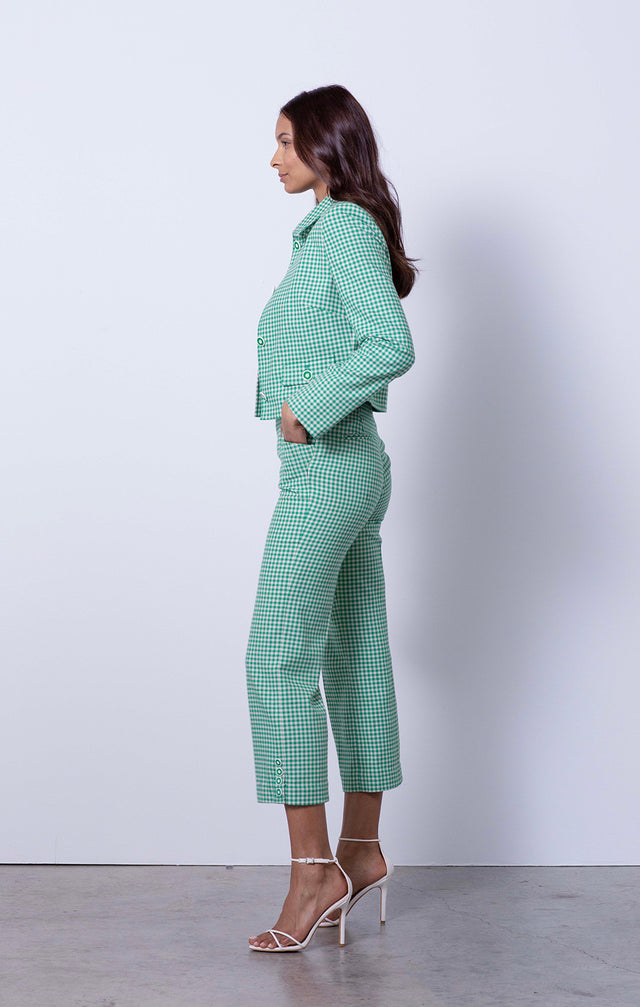 Sherwood - Short Check Jacket - On Model