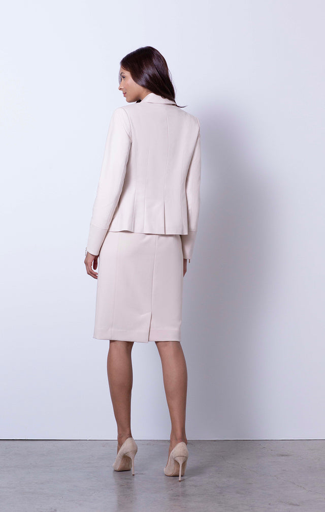 Mayfair - Sustainable Champagne Jacket - On Model