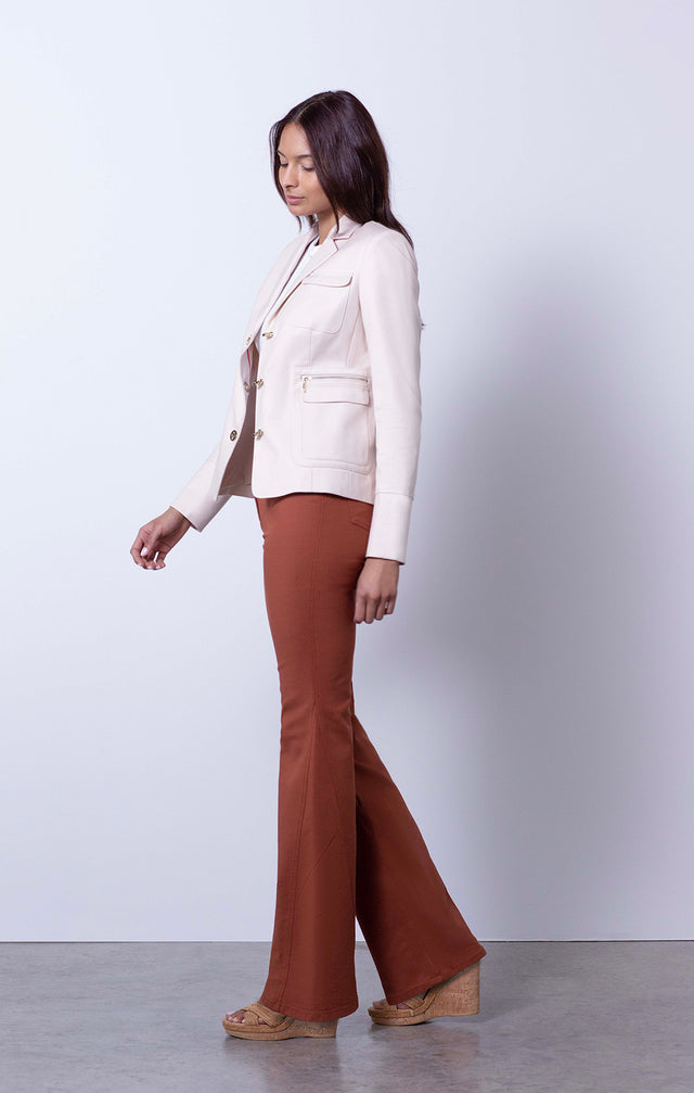 Mayfair - Sustainable Champagne Jacket - On Model