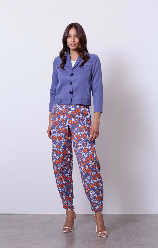 Las Palmas - Boxy Cropped Jacket - On Model