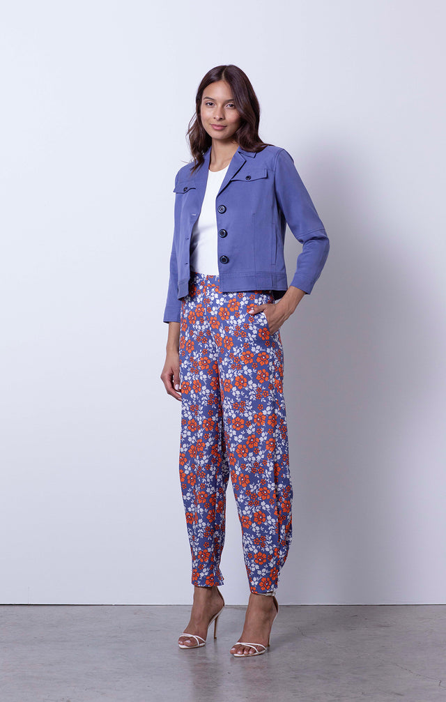 Las Palmas - Boxy Cropped Jacket - On Model