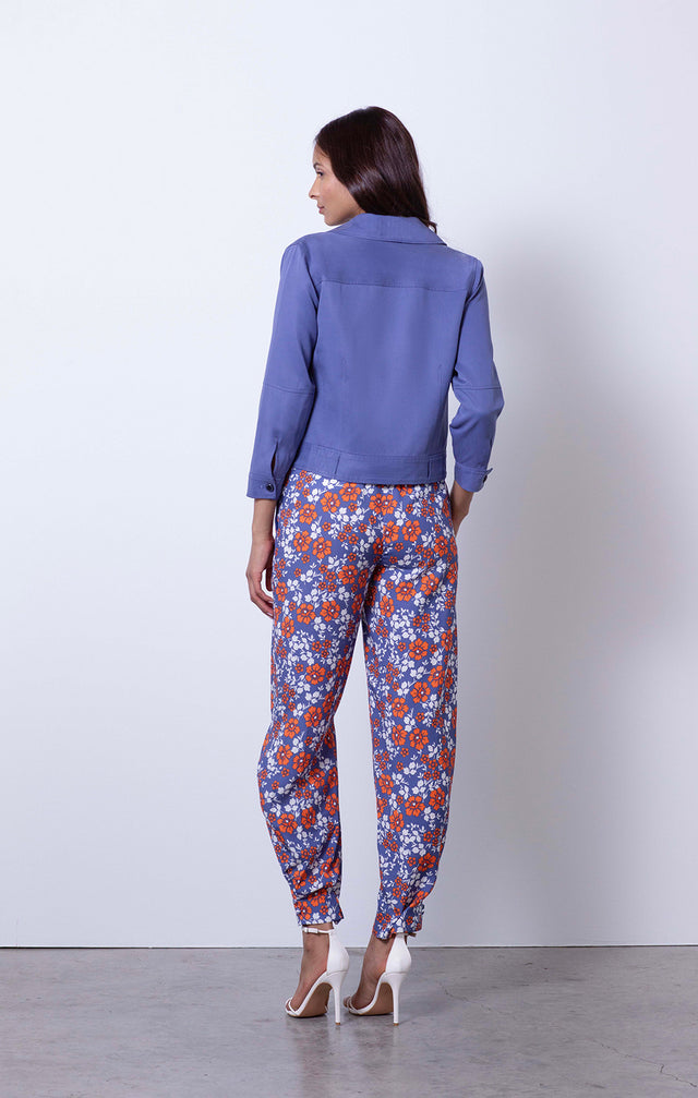 Las Palmas - Boxy Cropped Jacket - On Model
