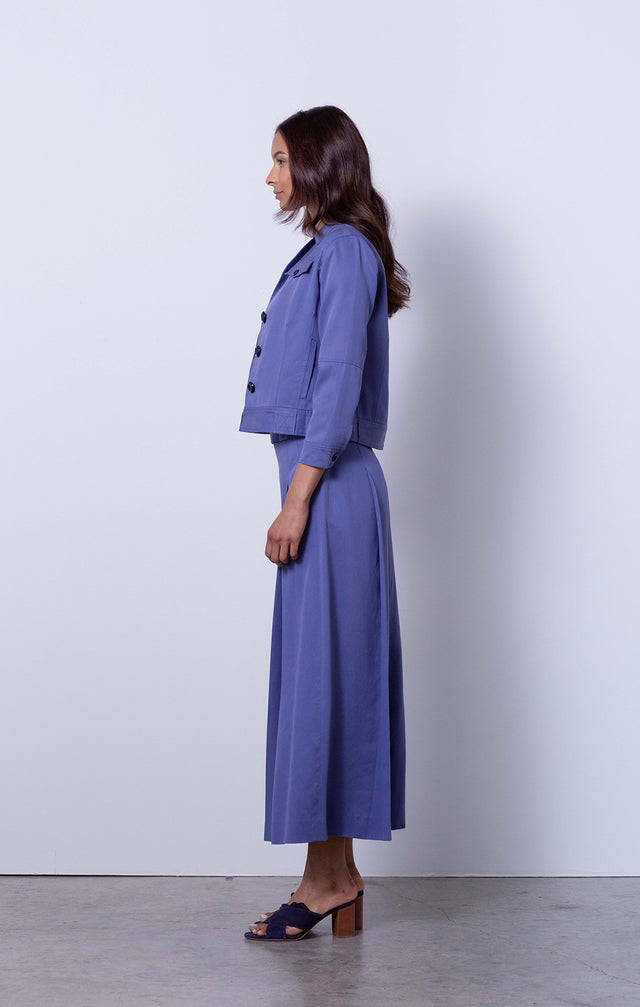 Las Palmas - Boxy Cropped Jacket - On Model