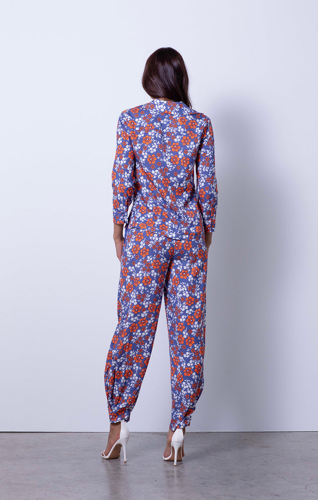 Cabaña - Floral Pull-On Resort Pants - On Model
