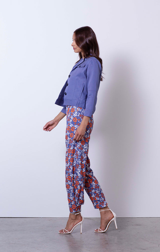 Cabaña - Floral Pull-On Resort Pants - On Model