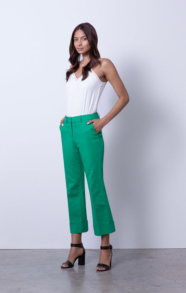  Grove - Stretch Cuffed Trousers - On Model