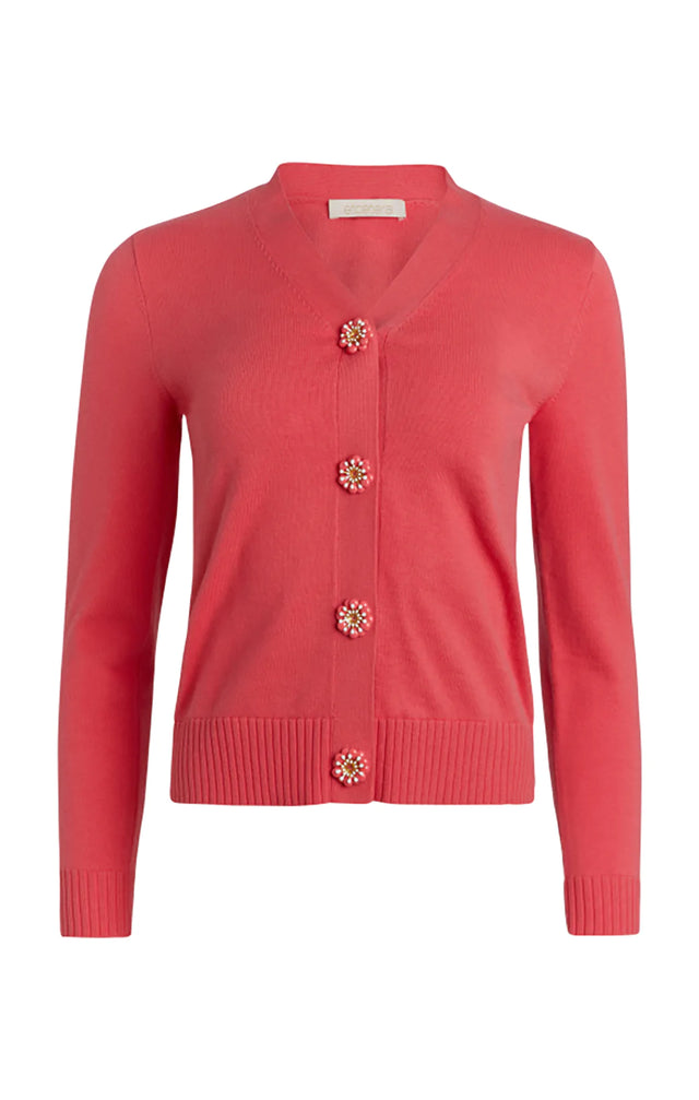 Carouse - Sustainable, Flower-Button Cardi