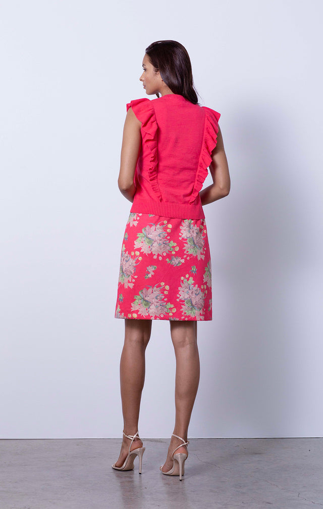 Campion - Ruffled Pullover Sweater - On Model
