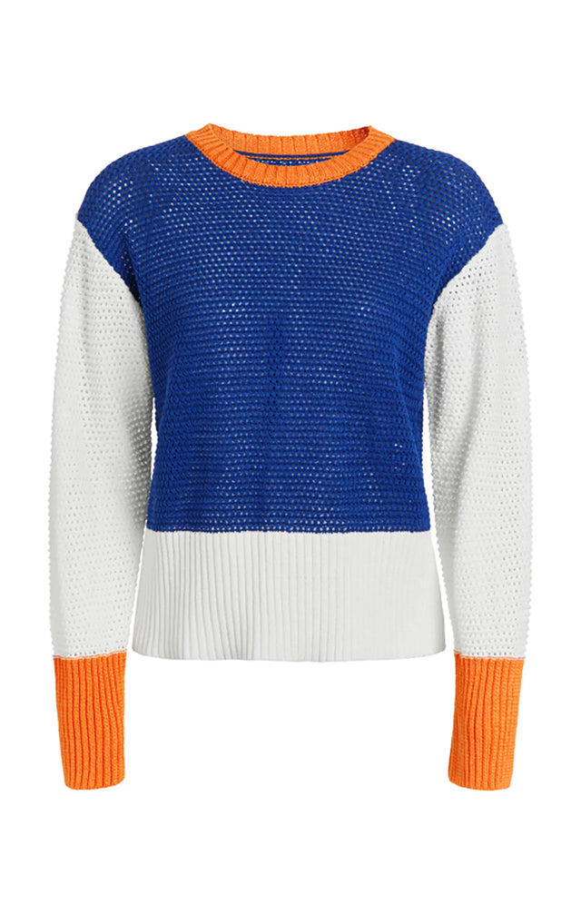 Acrisure - Sporty Cotton Colorblock Sweater