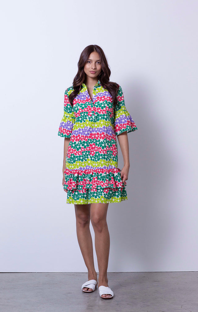 Tennant - Floral-Print Silk Dress - On Model
