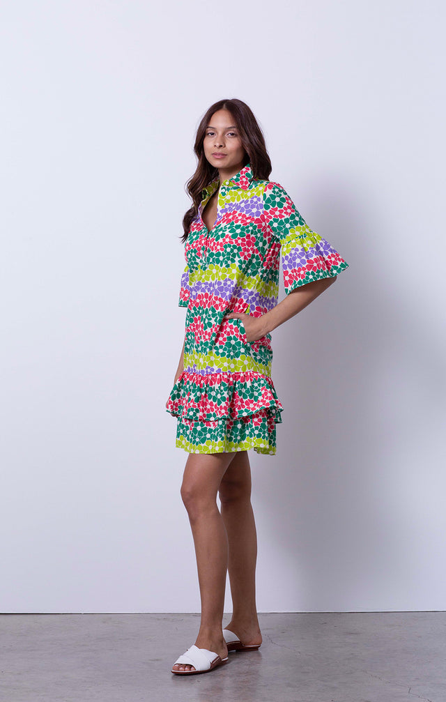 Tennant - Floral-Print Silk Dress - On Model