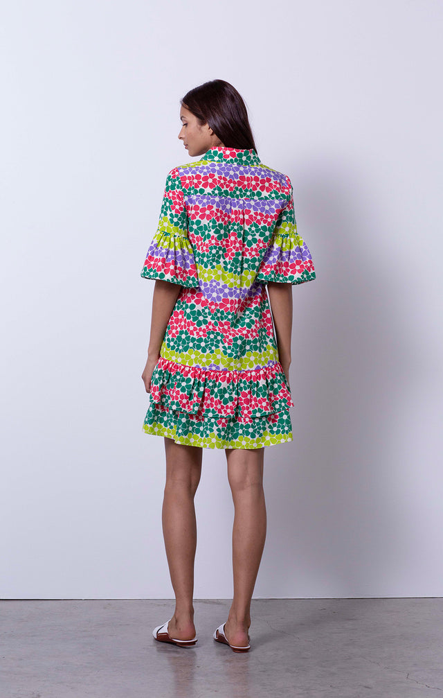 Tennant - Floral-Print Silk Dress - On Model