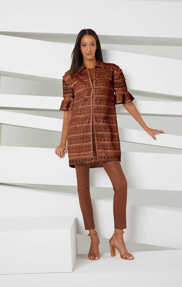 Marrakesh - Macramé Shacket - Look