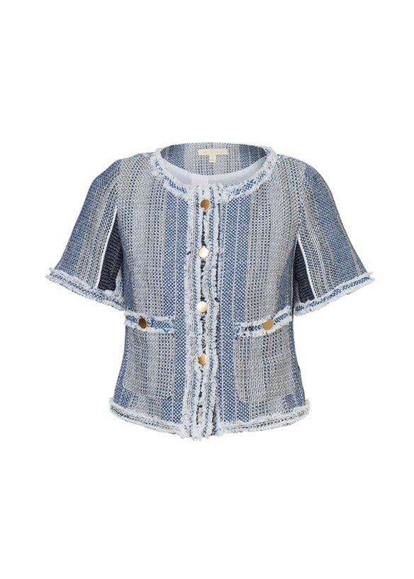 Posh - Cropped Tweed Jacket - Product Image