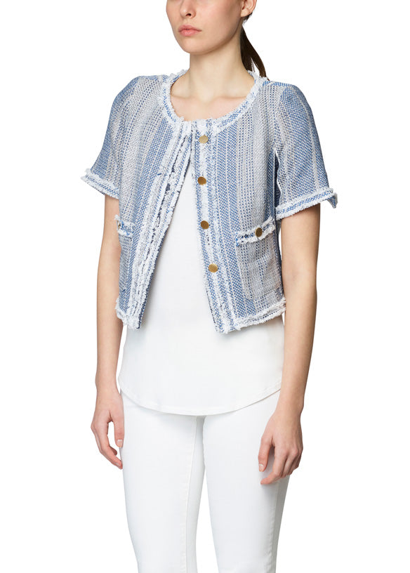 Posh - Cropped Tweed Jacket