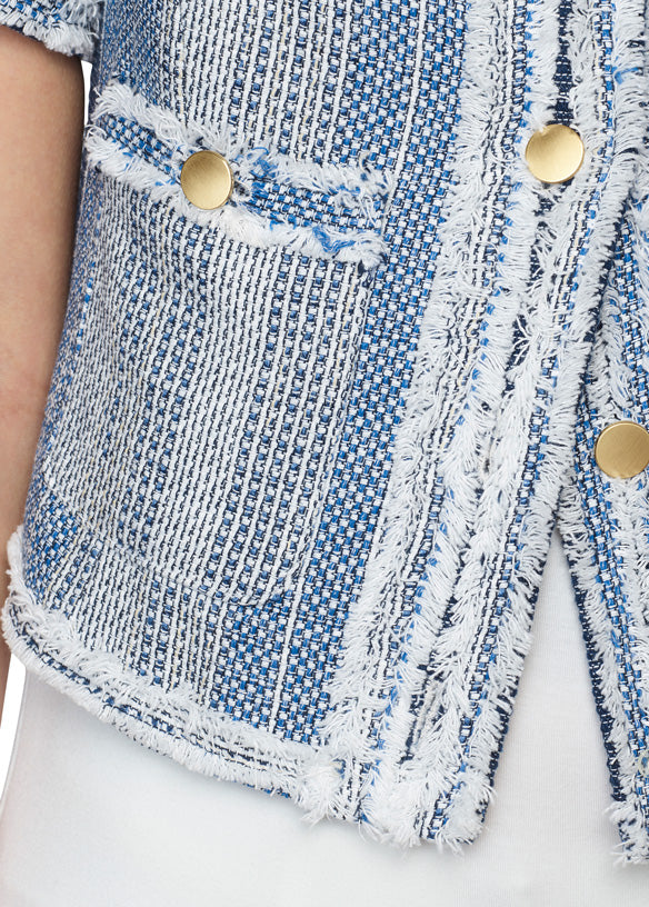 Posh - Cropped Tweed Jacket