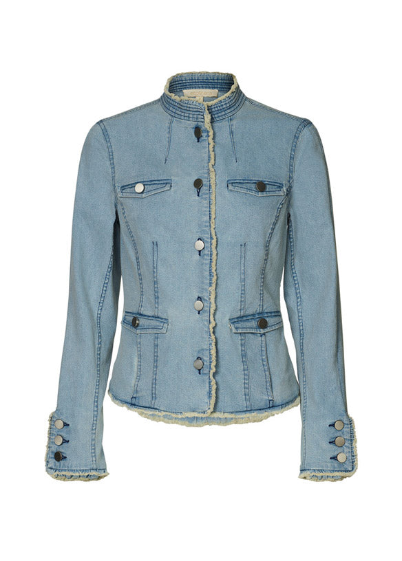 June - Fringed Denim Jacket