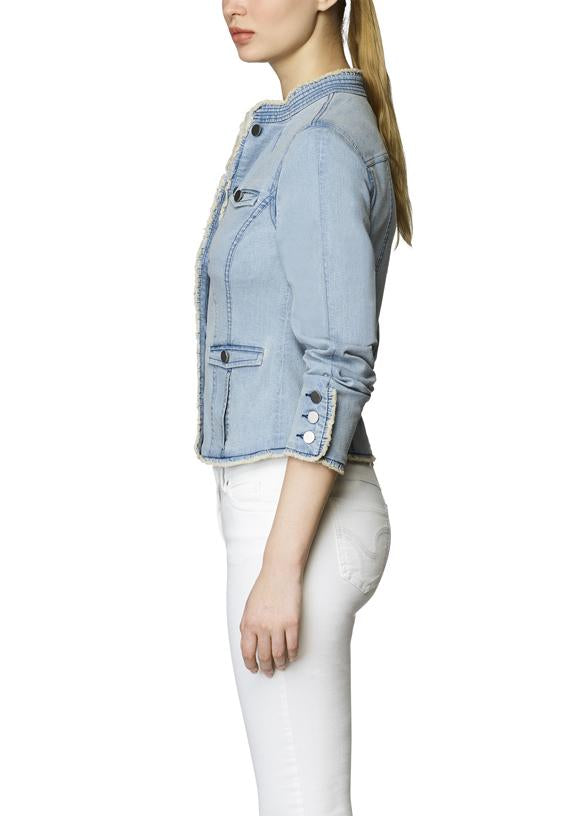 June - Fringed Denim Jacket
