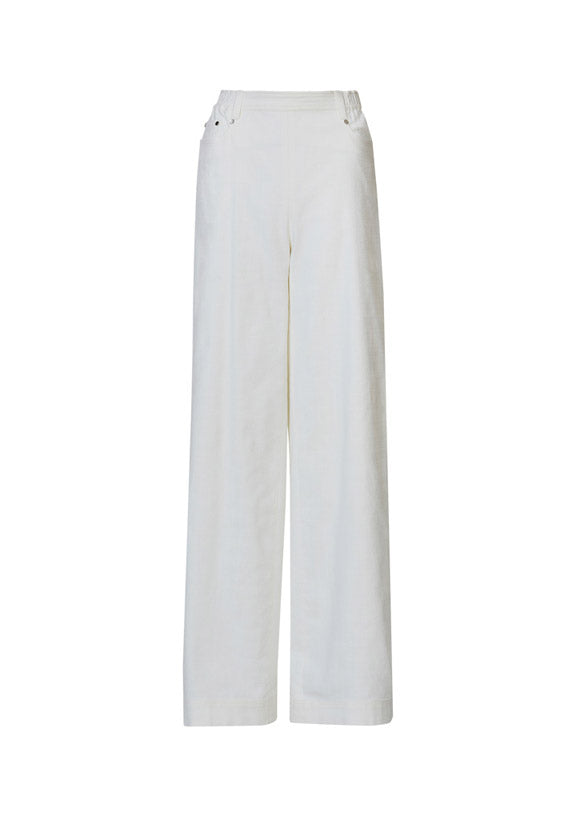 Jetty - White Wide-Leg Jeans