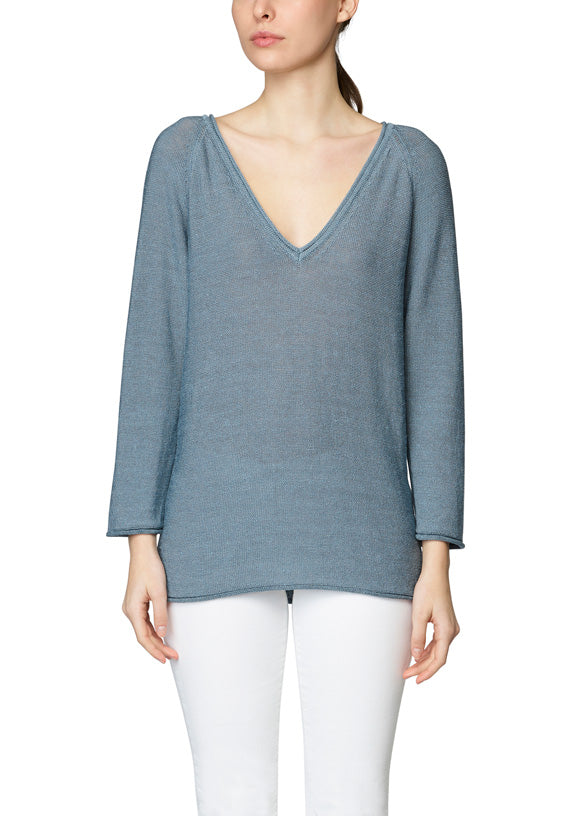Seaside - Reversible Linen Sweater