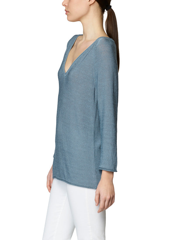 Seaside - Reversible Linen Sweater