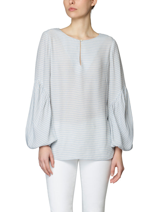 Coastline - Lantern Sleeve Blouse