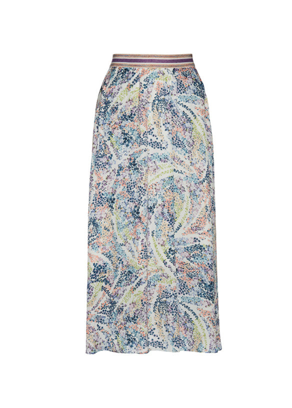 Bloomfield - Print Satin Skirt