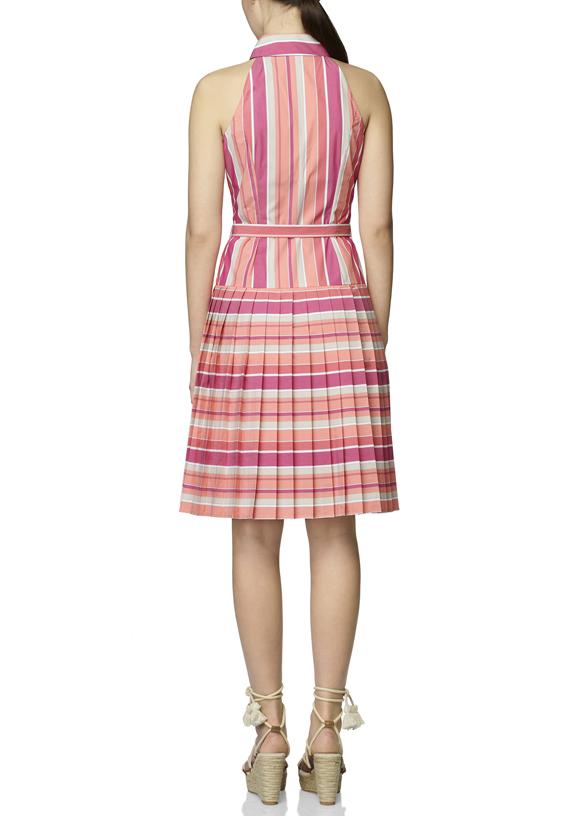 Wildberry - Pleated Striped Dress
