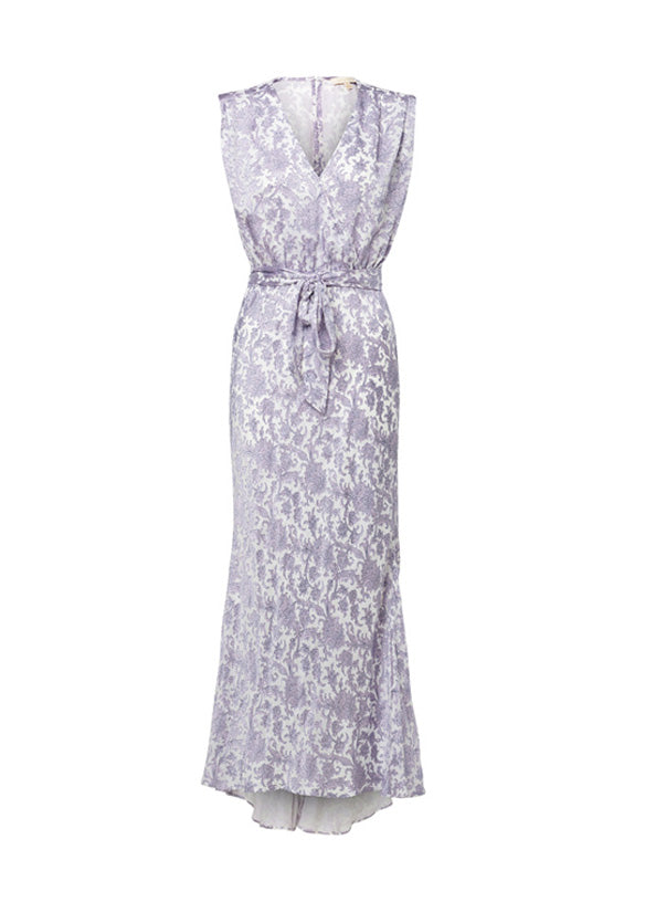 Flora - Floral Satin Dress