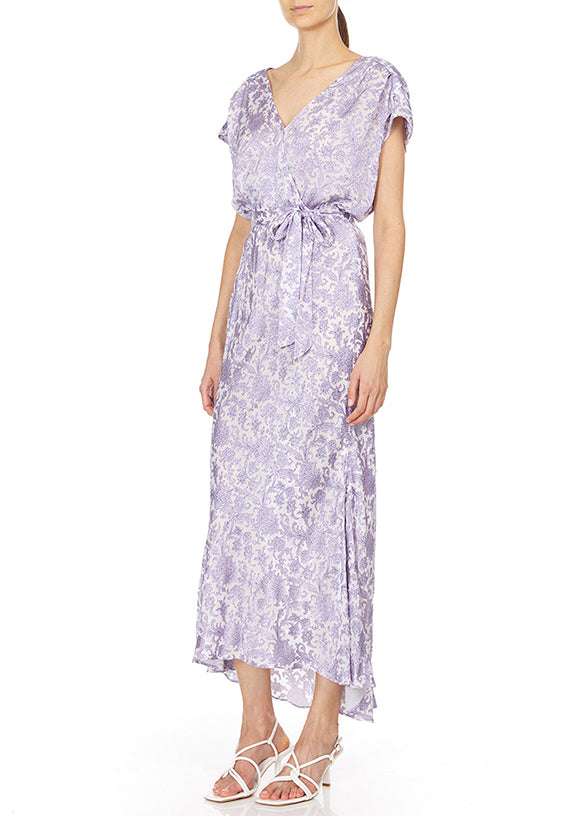 Flora - Floral Satin Dress