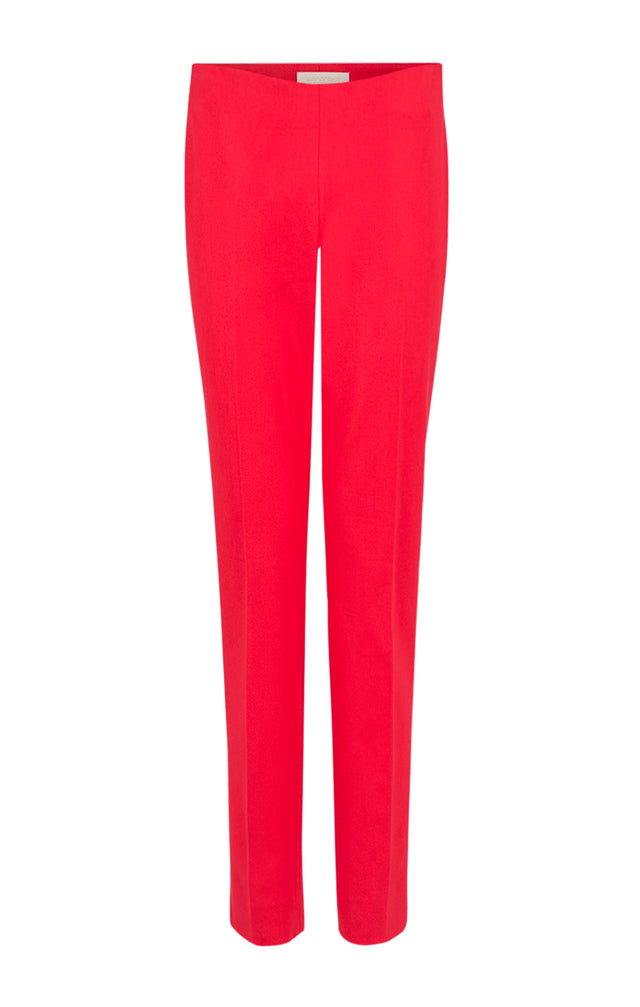 Hollywood-red - Soft Cropped Pants