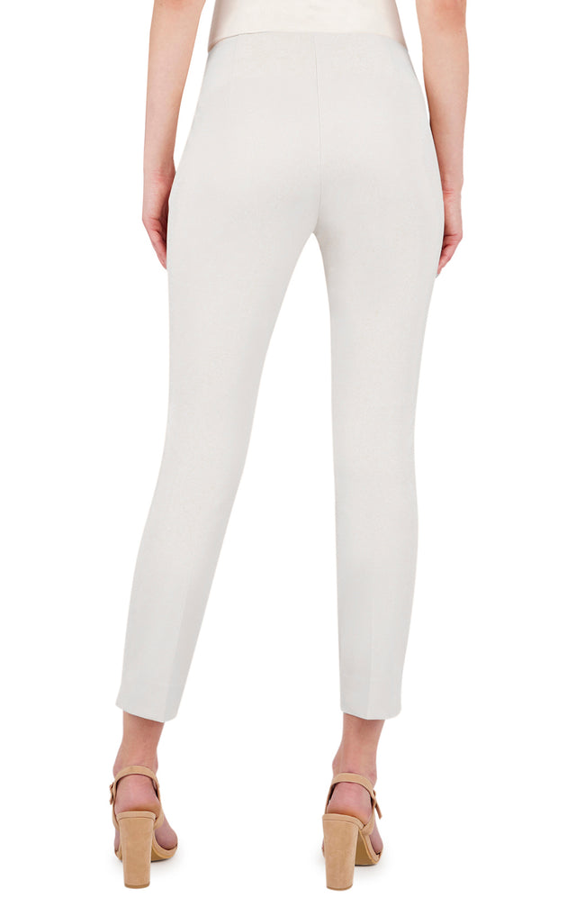 Hollywood-White - Soft Cropped Pants