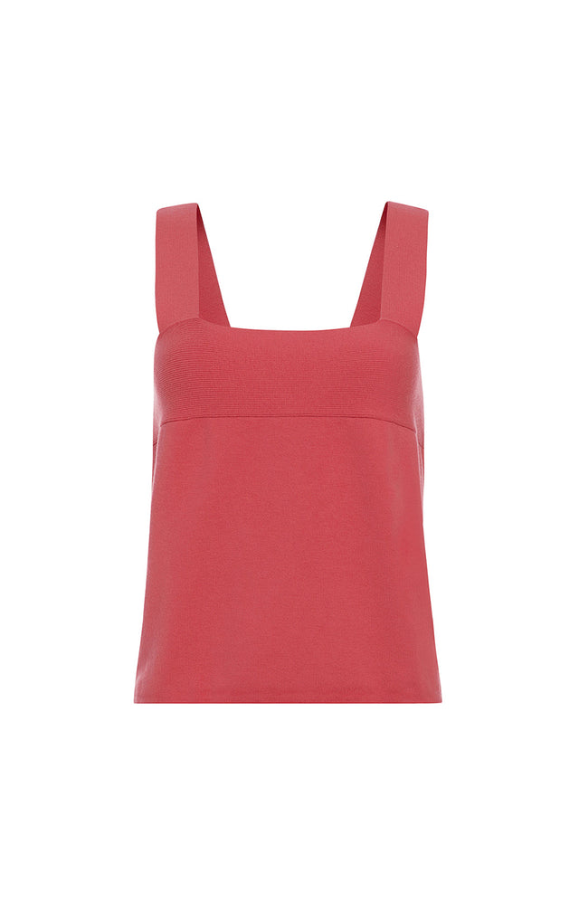 Alexandria-pnk - Pink Tank Sweater - Product Image