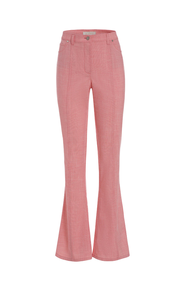 Flamingo - Pink Denim Bootcut Jeans - Product Image